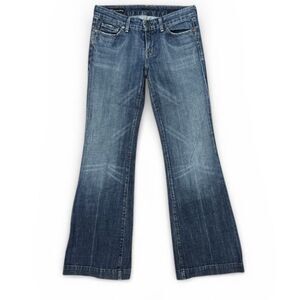 Citizens Of Humanity Low Waist Full Wide Leg Jeans Sz 29 Jerome Dahan #003 Faye